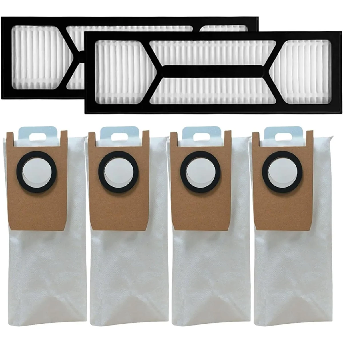 S1 Pro 진공 청소기 액세서리 교체 부품 HEPA 필터 및 먼지 봉투용 FZFZ 교체 필터 먼지 봉투
