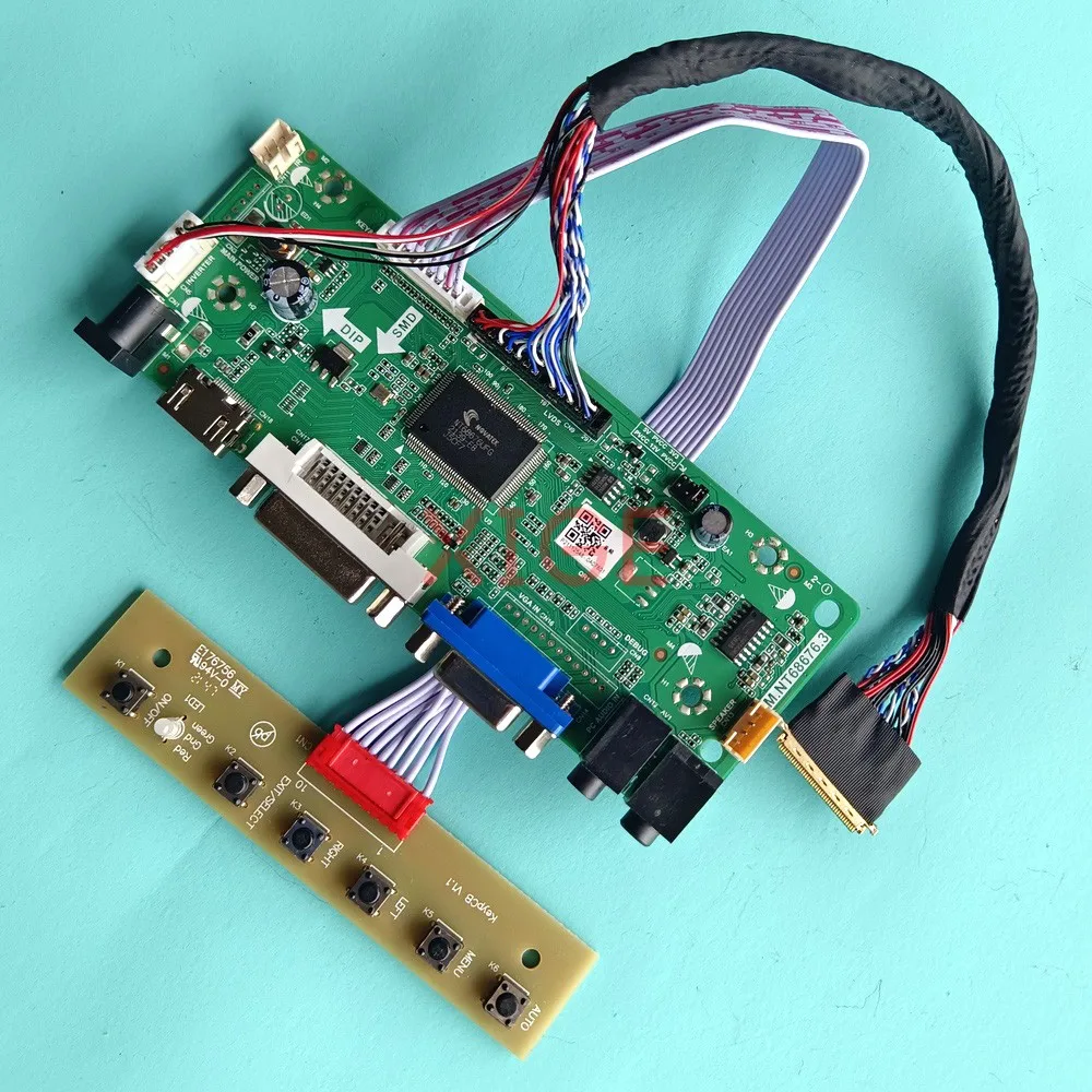

Для LP156WH2(TL) LP156WH2-TLA1 HDMI-совместимый VGA DVI 15,6 "40-контактный LVDS экран ноутбука 1366x768, комплект платы контроллера драйвера DIY