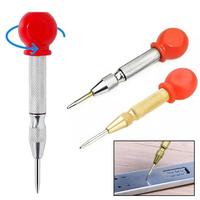 1 Pcs Automatic Spring Loaded Center Punch Glass Breaker Window Puncher Drill Bit Center Punch Eyelet Emergency Tool