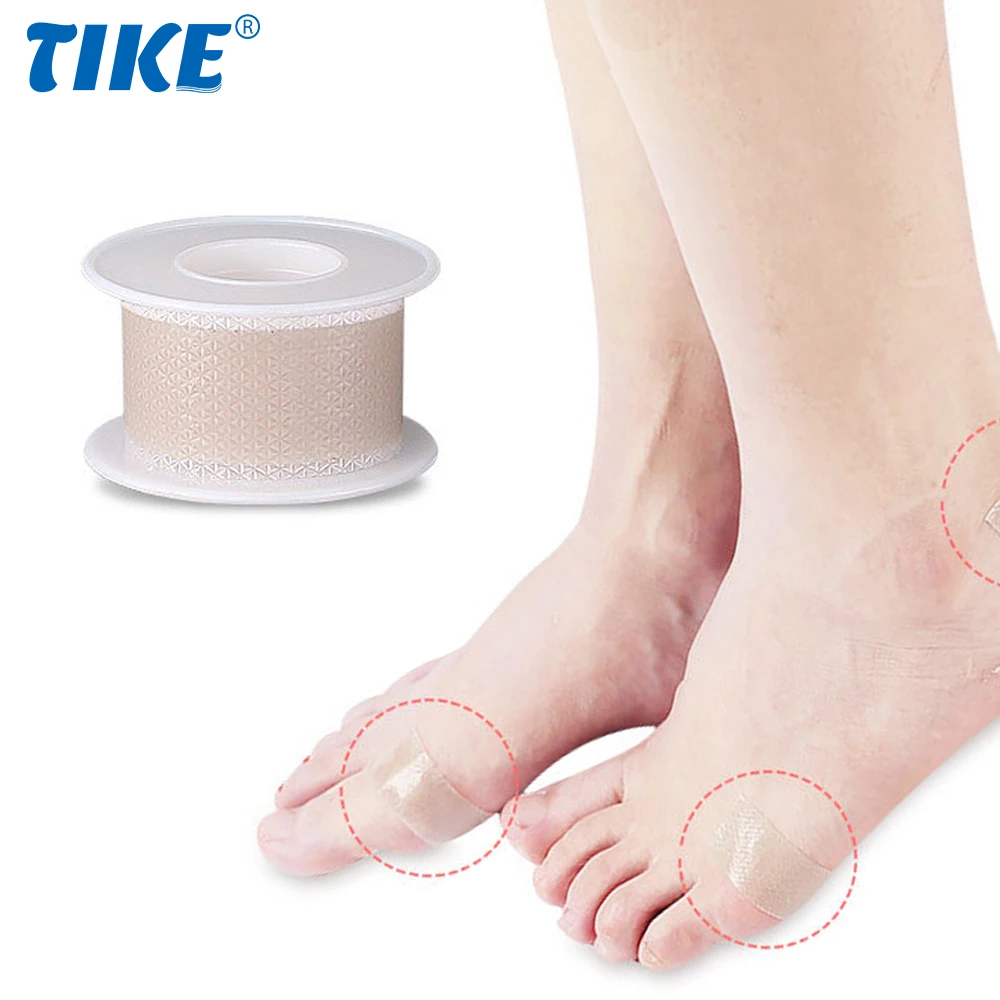 

TIKE 1 Roll Heel Liner Anti Wear Soft Anti Abrasion Blister Heel Sticker Anti-Wear Heel Sticker Foot Care Tool(100cm*2.5cm)