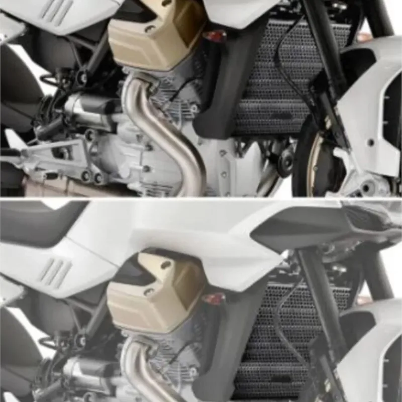 Accessori in alluminio per moto Griglia del radiatore Protezione della copertura della protezione per MOTO Guzzi V100 V 100 Mandello 2023-2024 Parti di moto