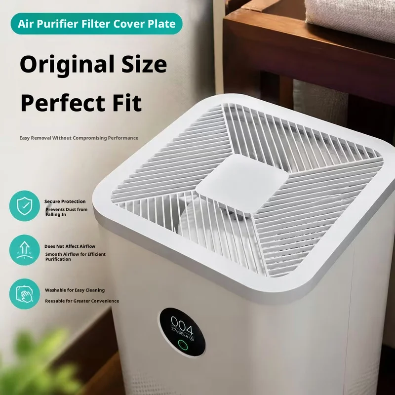 WYORESY for Xiaomi (Air Purifier 3/4/5 Gen) 3D Printed Top Cover Shock Absorption Anti-Sway Stable Washable Baffle Parts