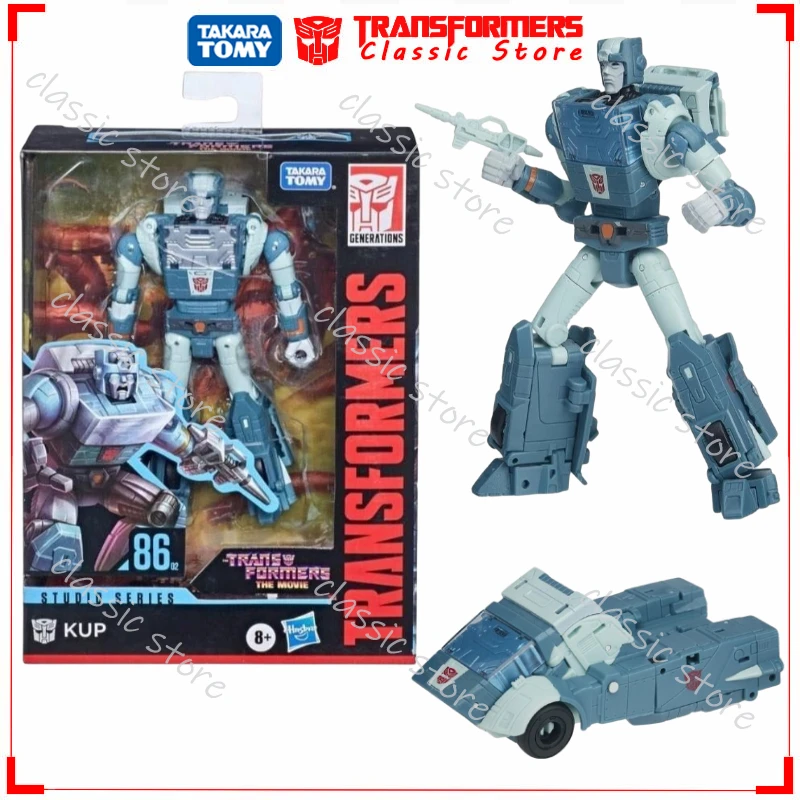 In magazzino trasformatori classici giocattoli serie Studio classe Deluxe 12CM SS-86-02 Kup Cybertron Autobots Action Figures da collezione