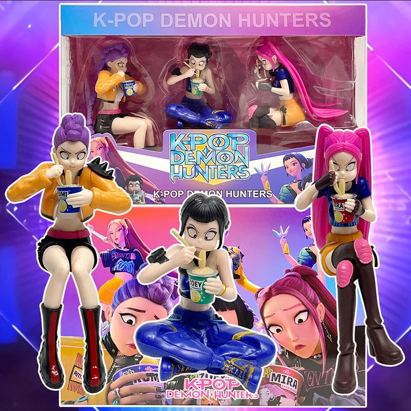 

Demon Hunters Anime Kpop Figure Model Toy Cartoon Gaming Peripherals Desk Decoration Collection Figures Model Toy For Kid Gift