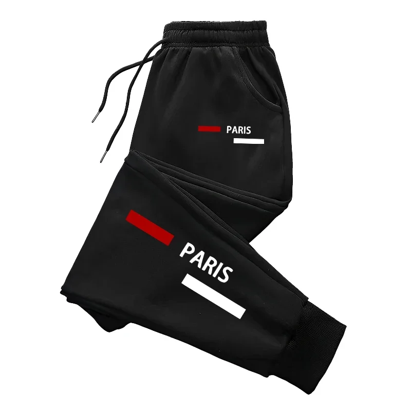 

Paris Printing Mens Sweatpants Hot Sales Sports Pants Gym Jogging Trousers Daily Casual Exercise Comfort Male Pants Fall Winter