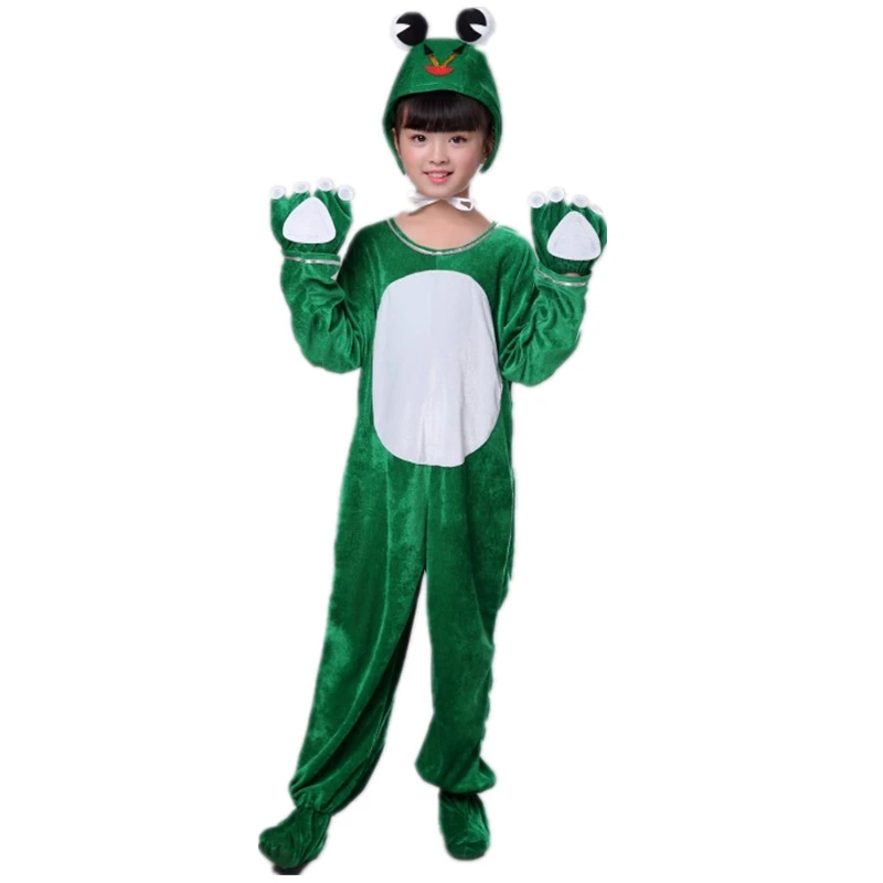 Little Frog Performance Clothing Children's Tadpole Looking for Mom Little Jumping Frog Cartoon Animal Dance Clothing