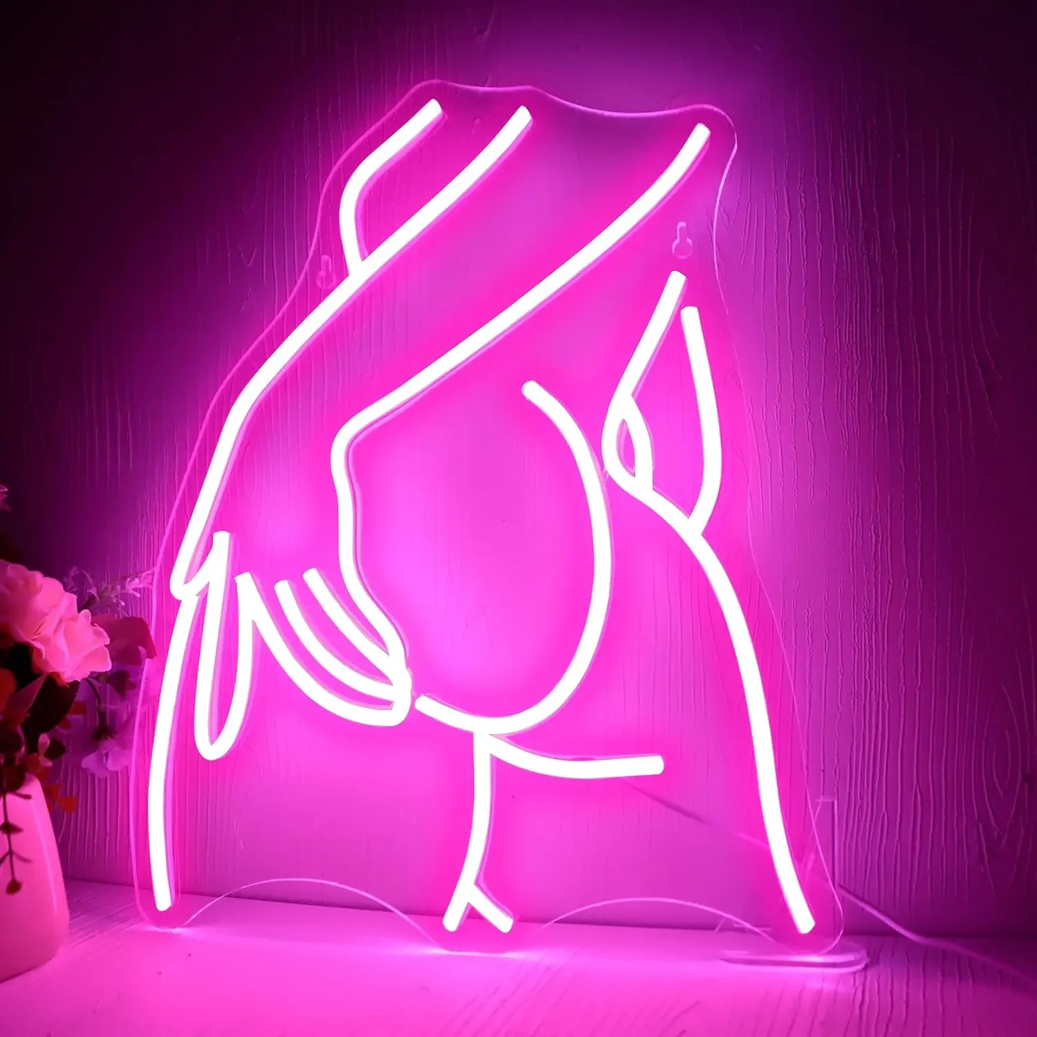 

Pretty Ladies Body Neon Sign USB Dimmable LED Neon Light for Bachelor Club Garage Party Bedroom Bar Shop Logo Business Sign