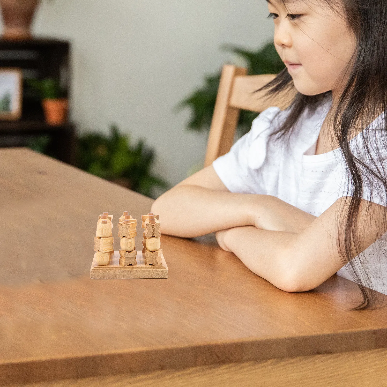 

1Set Wooden Game Board Family Board Game for Kids Adults Logical Thinking Intellectual Development Coffee