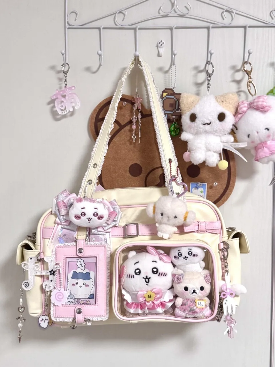 JK Uniform Bag Large Capacity Concert Star Chasing Pain Bag Small Capacity Sweet Girl Cute College Daily Commute Messenger Bag