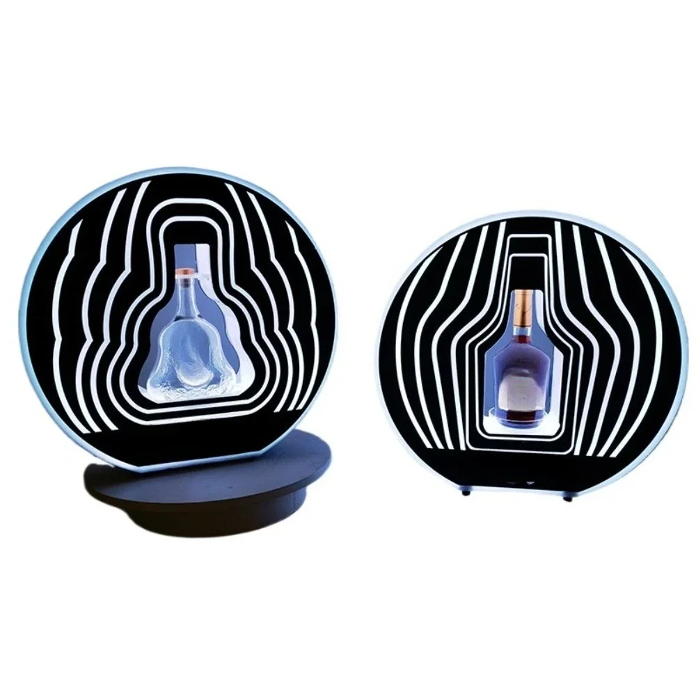 Acrylic luminous display stand nightclub seat LED props foreign wine
