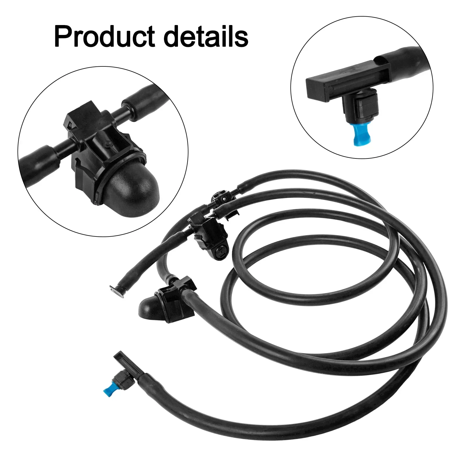 

Black Plastic Windshield Windscreen Washer Nozzle Jet Hose For Mercedes For Benz OEM Part Number A2128600792 A2128600992