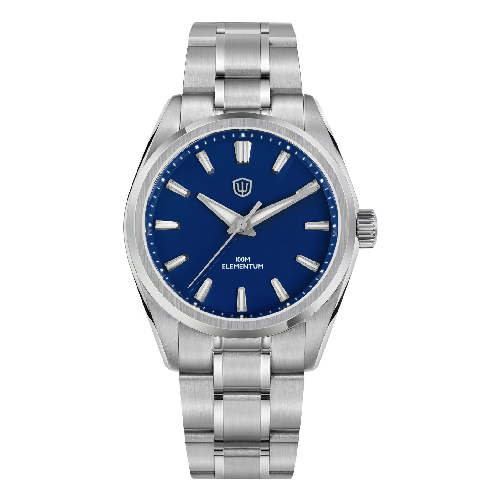 Watchdives 38mm Mannen Quartz Horloge VH31 Sweep Seconden Beweging ijskristal Titanium Waterdichte Horloges WD0003B WD0003C WD0003D