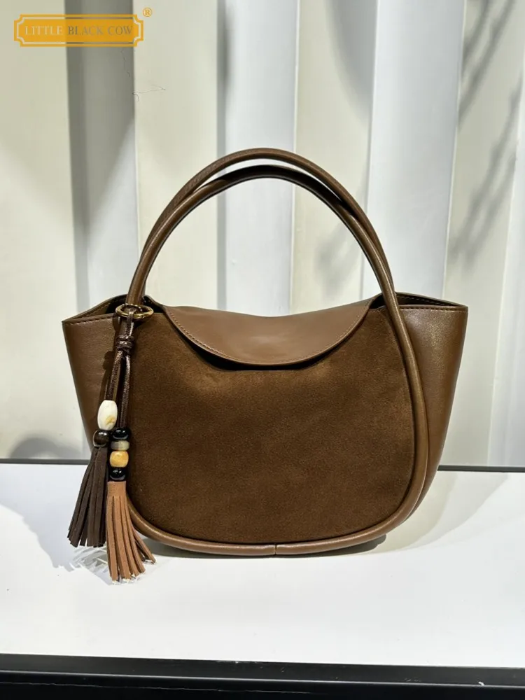 

Модная повседневная офисная женская дизайнерская замшевая сумка из искусственной кожи с пряжкой на одно плечо, сумки через плечо под мышками, универсальные элегантные женские сумки