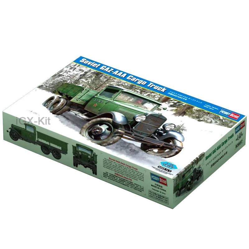 Hobbyboss 83837 1/35 Scale  Soviet GAZAAA GAZ-AAA Cargo Truck  Vehicle Car Hobby Craft Toy Plastic Model Building Kit