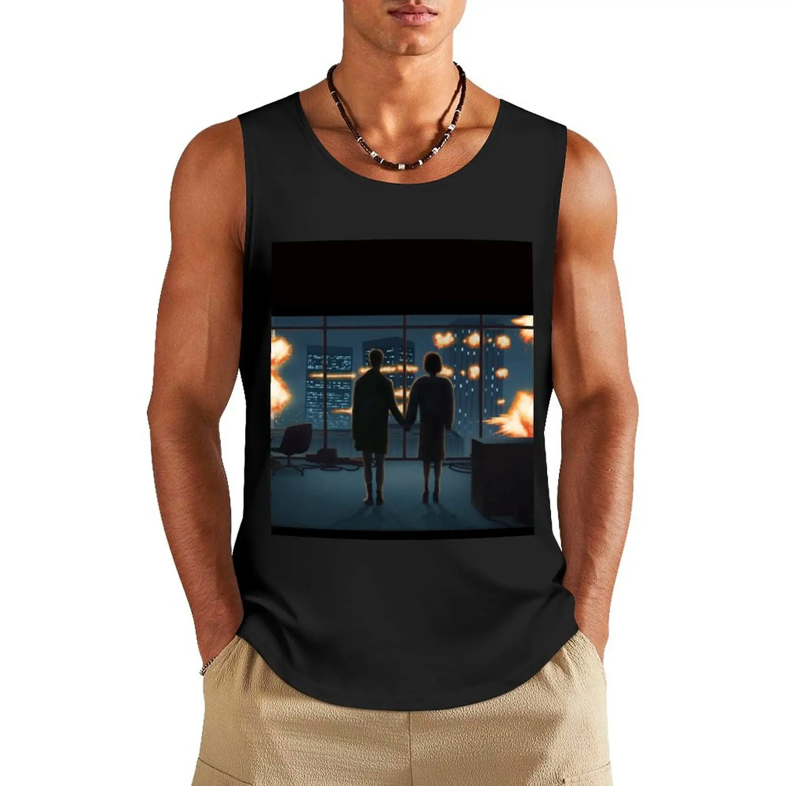 

Fight club Tank Top gym shirts Men's summer t-shirt Men's sleeveless gym shirts Fitness men clothing