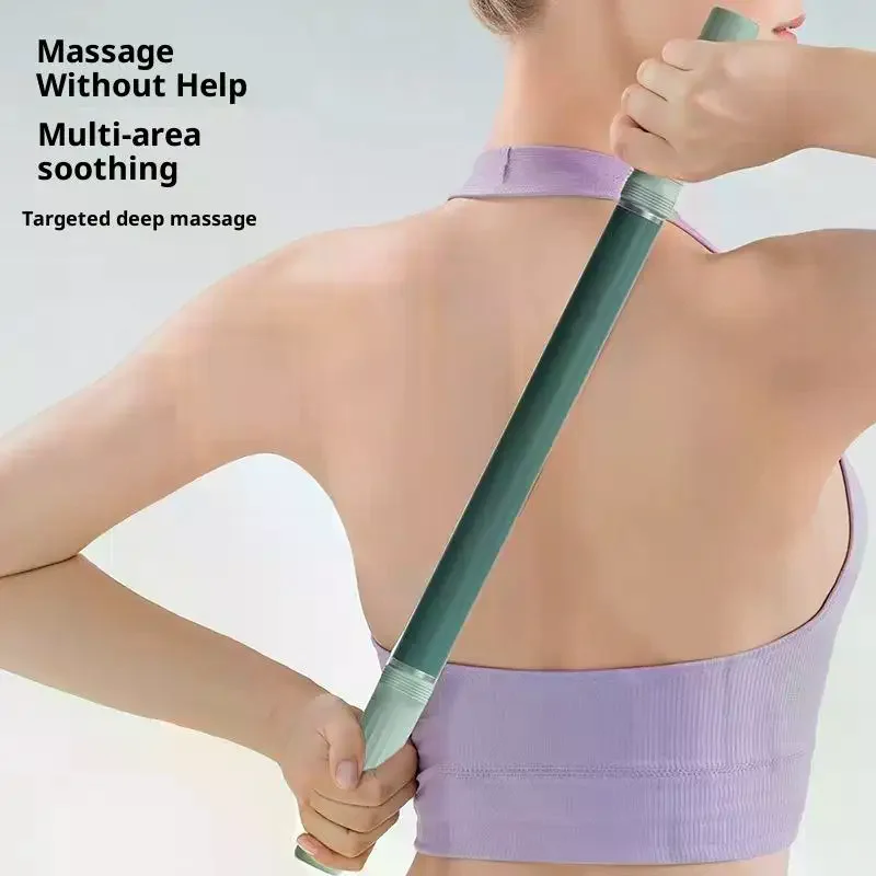 عصا اليوغا لتمدد الجسم، أداة استرخاء، جهاز تدريب مريح للرياضة في الهواء الطلق، تمرين منزلي #4