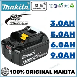 3C certified Original Makita 18V 9.0Ah Battery for replace Makita 18V power Tools BL1860B BL1850B BL1830B BL1815 lithium battery