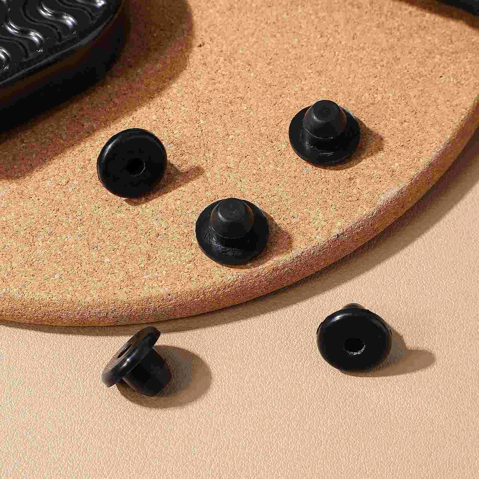 Tapones de goma obstruidos de aceite, 5 uds., eléctricos para relleno hidráulico de coche, tapón para reparación de suelo, remolque