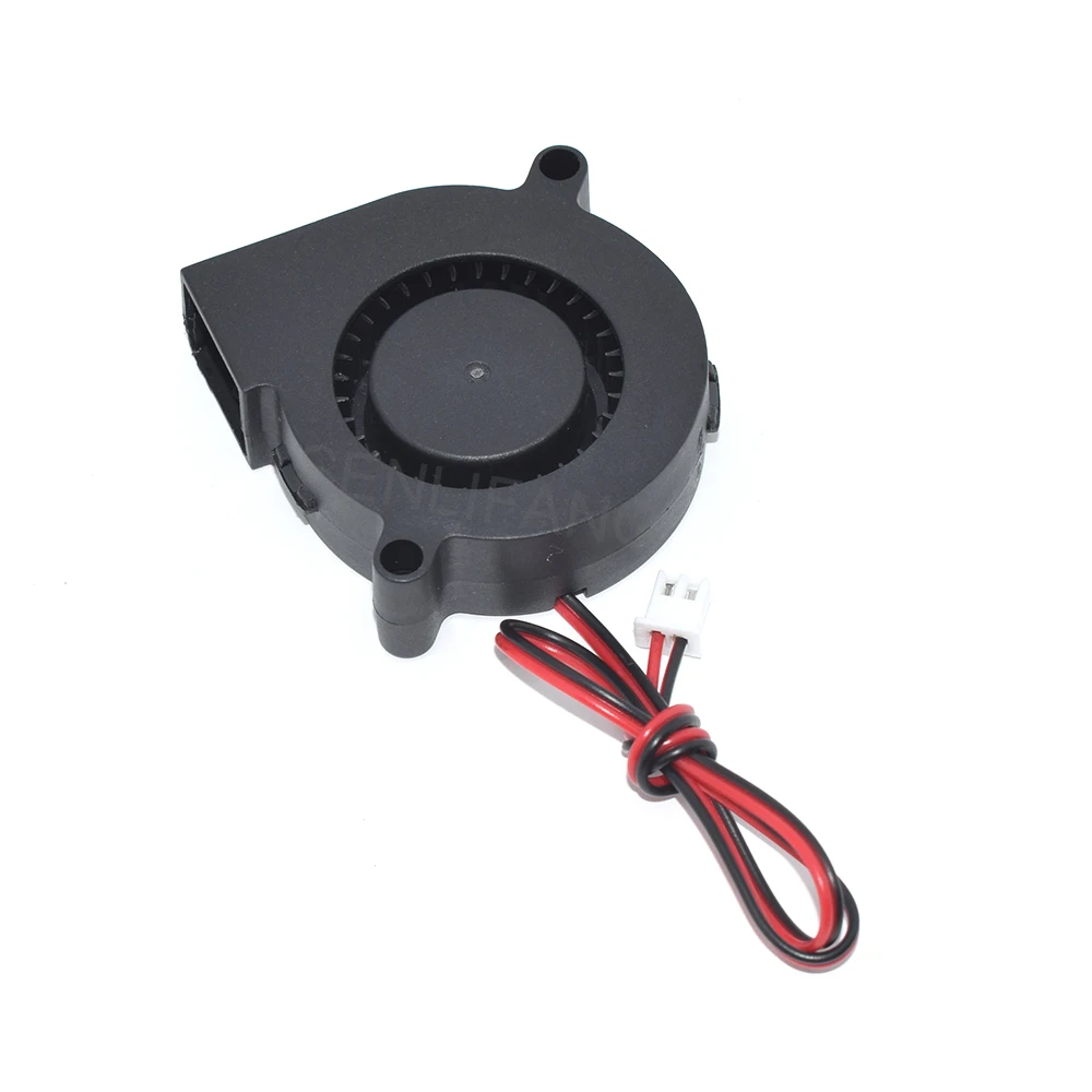 New For i3 CR-10/10S/Ender3 5015 DC 12V 24V 2Pin Centrifugal 5015S 3D Printer Blower Turbo Dual Bearing Cooling Fan