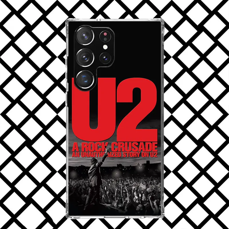 Band U-U2 Rock Phone Case for Samsung Galaxy S26 S25 Edge S24 S23 Ultra S22 Plus S21 FE S20 + Soft Cover Print Fundas Galaxy S25