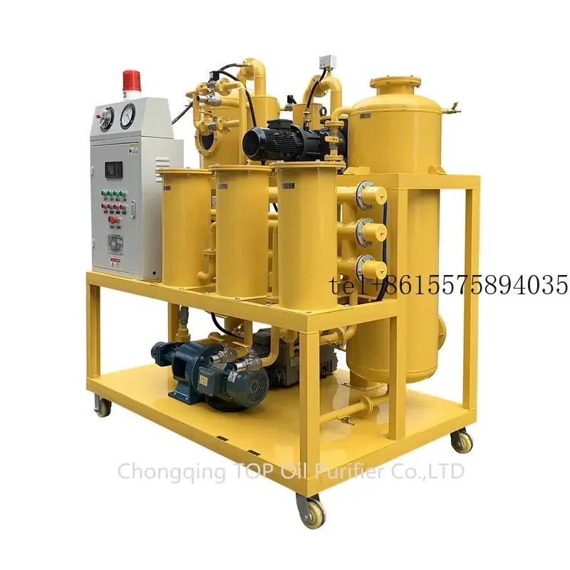 Hot New Double Stage Three Phase Carbon Steel Vacuum Transformer Oil Purification Decoloration Plant with Pure Physical