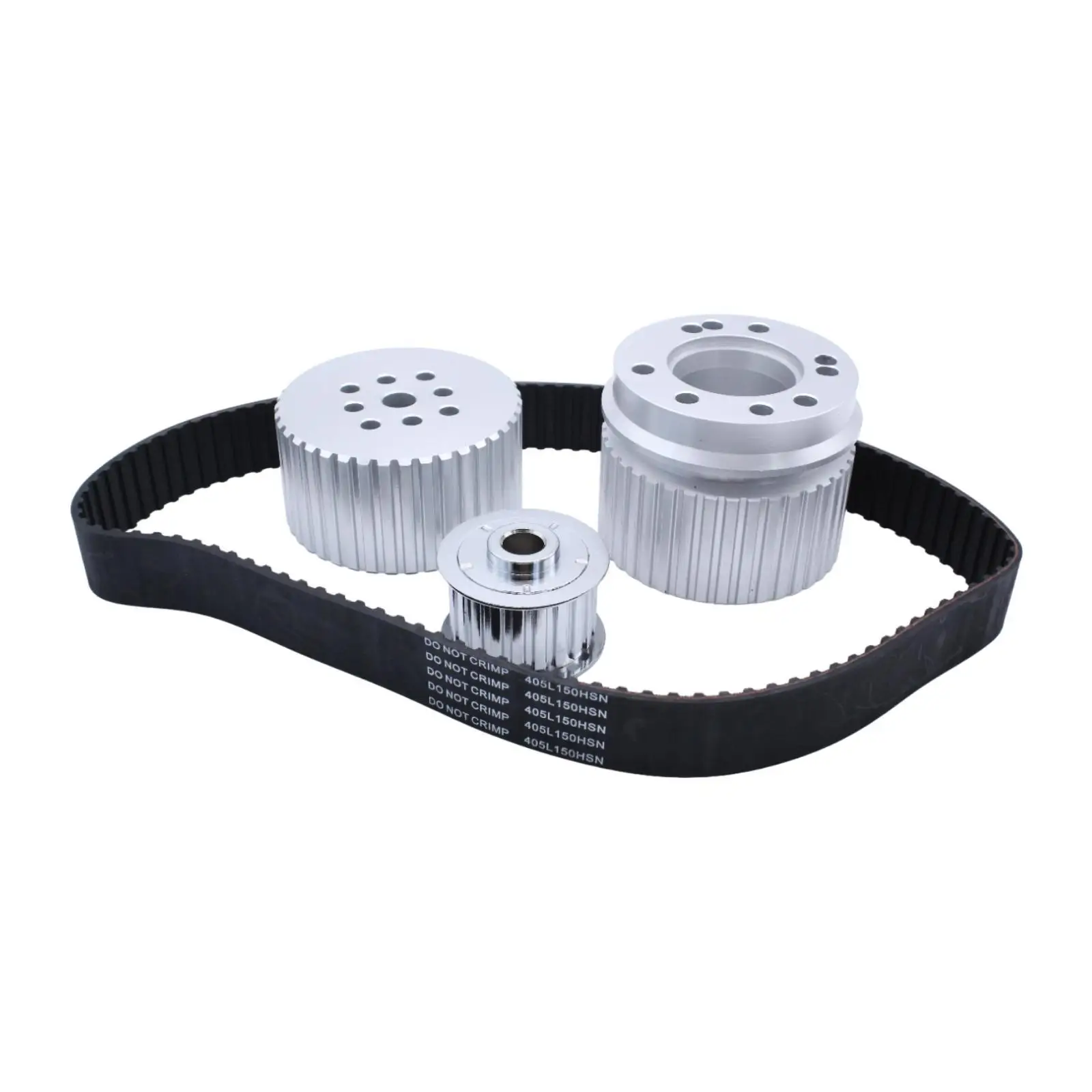 Belt Drive Pulley Kit Water Pump Pulley for Chevy Sbc Lwp 327 350 Engines Spare Parts Accessory Easily Install Lightweight