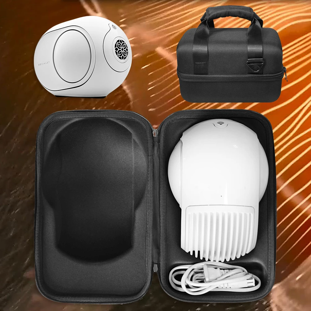 �tui de transport rigide, sac de rangement Portable antichoc, sac � main EVA � Double fermeture �clair avec bandouli�re pour Devialet Phantom II 95/98dB