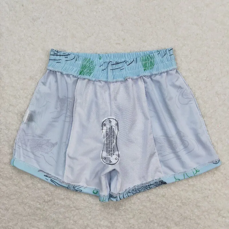 3.3yan New rts baby summer boys beach shorts wholesale boutique duck aqua boys swimming trunks