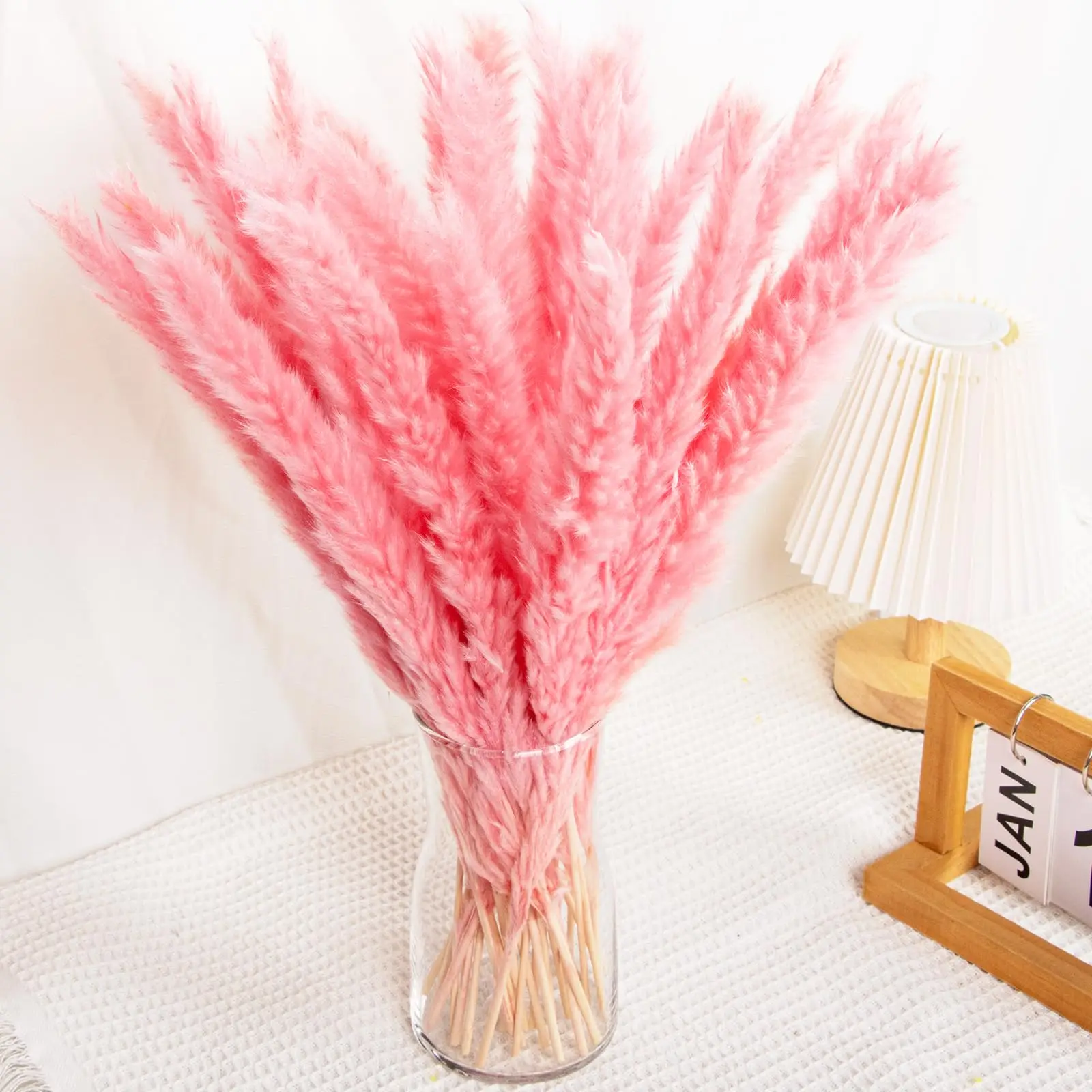 Dried Pampas Grass White Pompas Bouquet  for Boho Room Home Farmhouse Decor Wedding Pampass Flowers Arrangement Decorations