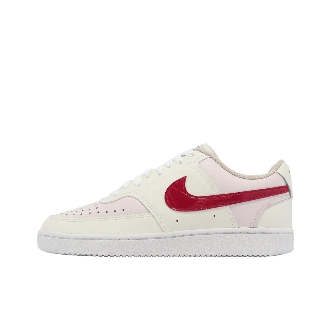 Nike Court Vision 1 Skateboard Shoes Women's Low Top White Pink FD9917-661