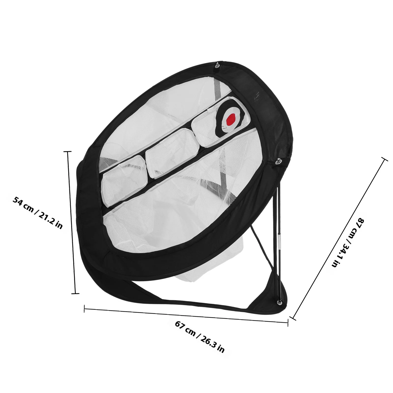 شبكات ممارسة الجولف للاستخدام الداخلي في الفناء الخلفي، تصميم مدمج، متين وسهل الإعداد، مثالي على أهداف التدريب #5