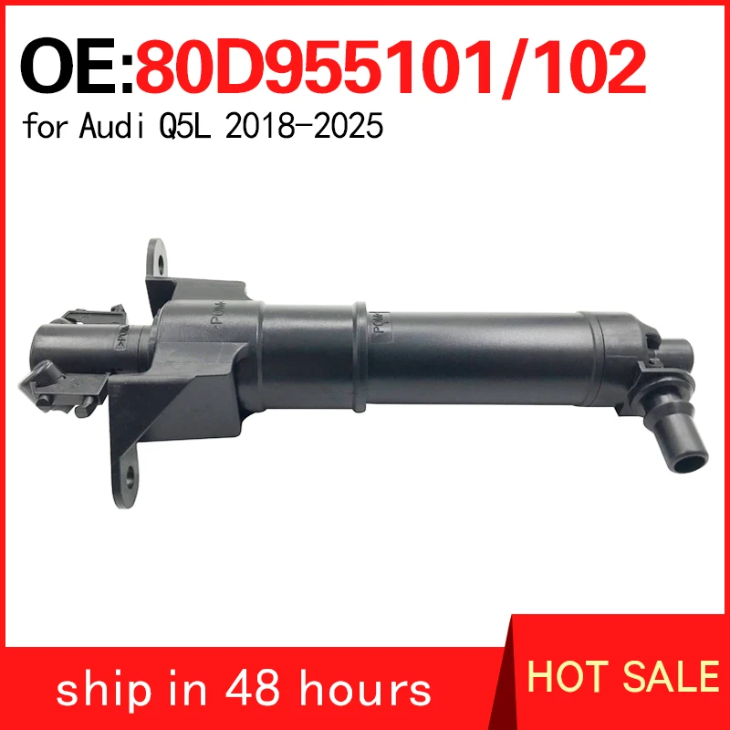

80D955101 80D955102 for Audi Q5L 2018-2025 Cleaning Device for Headlight Nozzle of Car Headlights Spray Gun