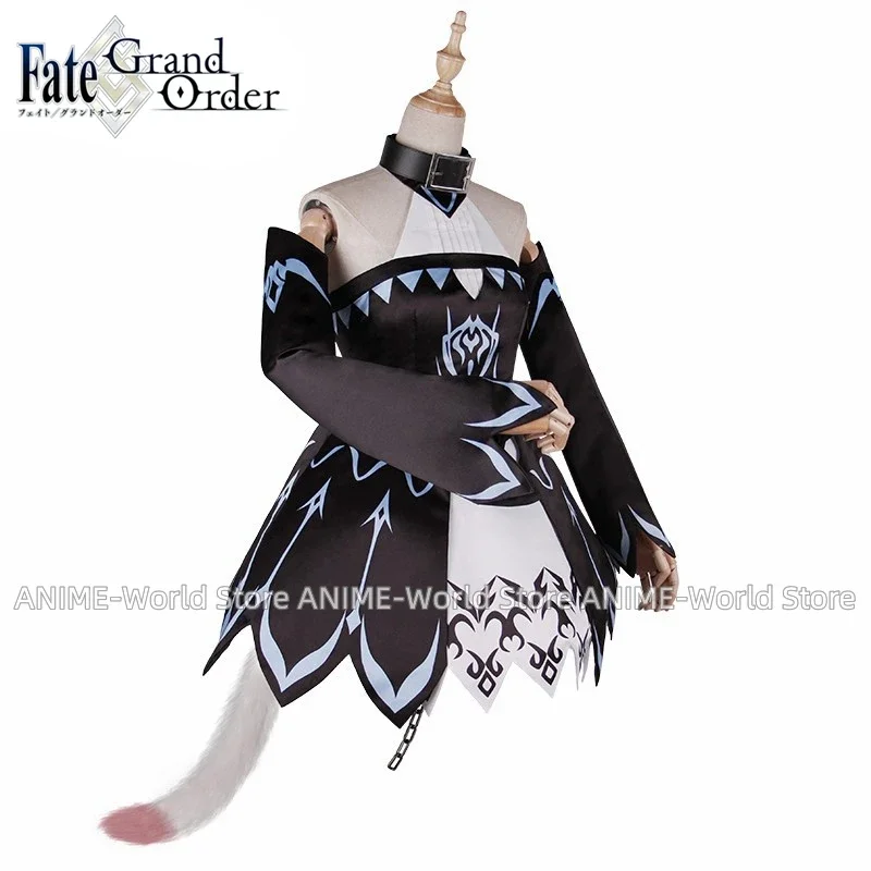 FGO Fate ชุดเครื่องแบบชุดคอสเพลย์อนิเมะเกมวิกผมปรับแต่งได้