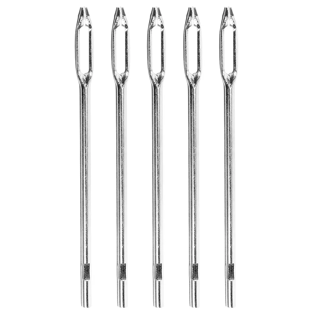 

5pcs Tire Repair Needle Glue Strip Split Eye Needles Automotive Heavy Duty Tools Steel Replacement Plug Plugs Repair