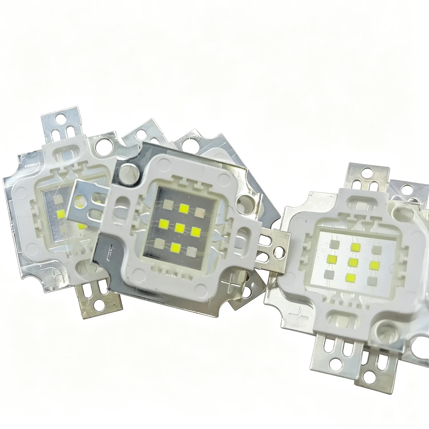 10W mixed cold white 10000K+royal blue 450nm/UV 395nm high-power LED plant growth aquarium light bulb 5pcs