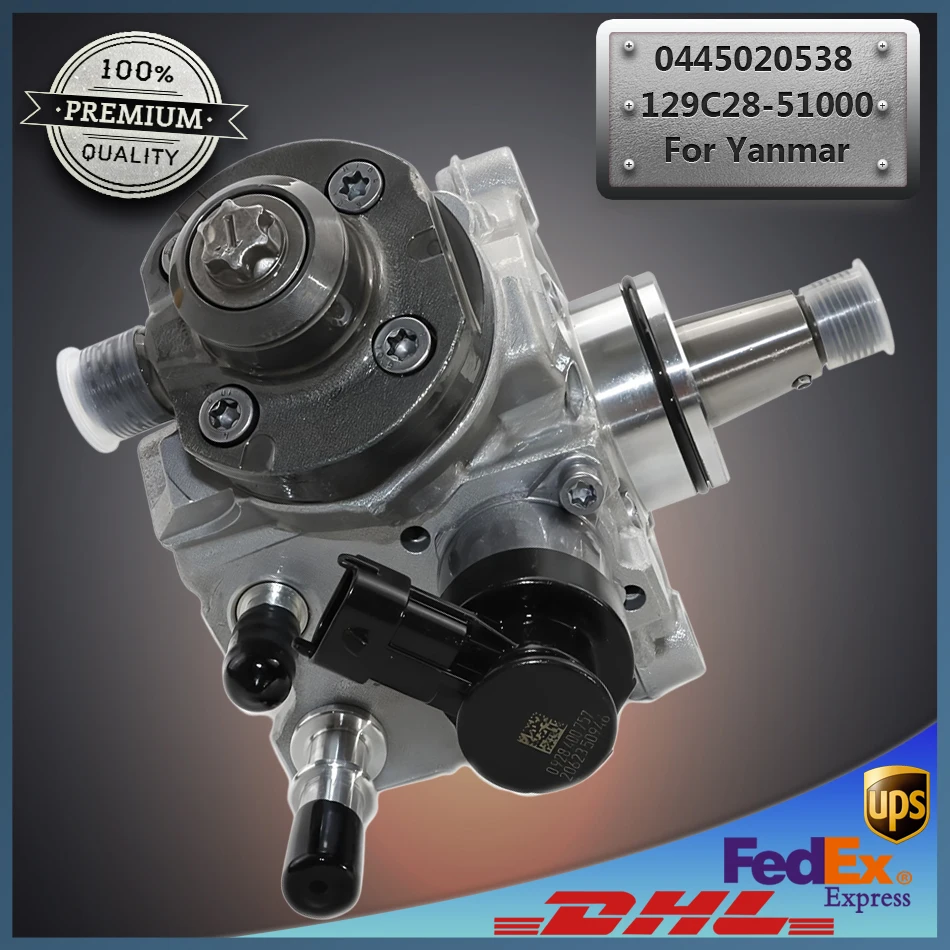 

0445020538 High Pressure Fuel Pump for Yanmar 0445020509 129A00-51000 and John Deere MIA885077 Common Rail Injection Pump