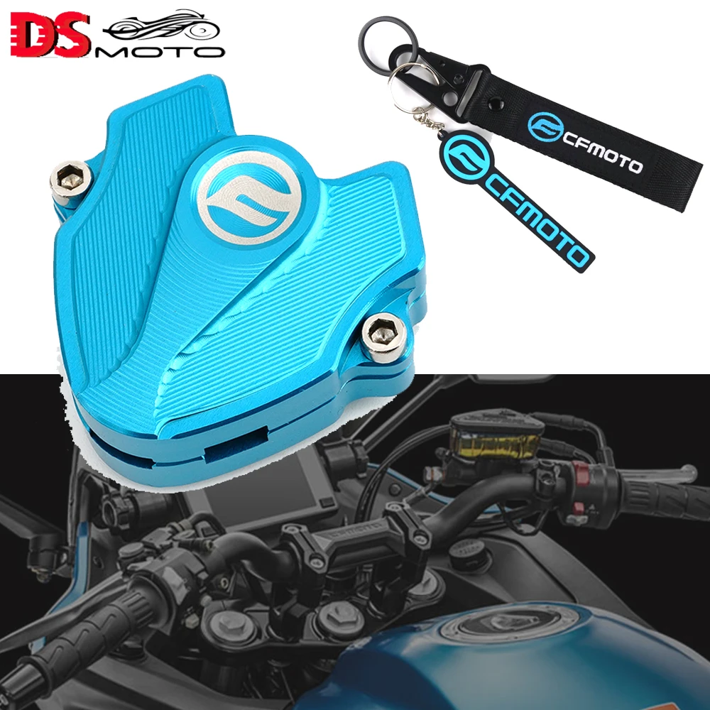 For CFMOTO 250SR SR250 MY22 CLX700 800MT Latest Motorcycle CNC Accessories Keychain Key Case Cover Protection Shell Key Chain