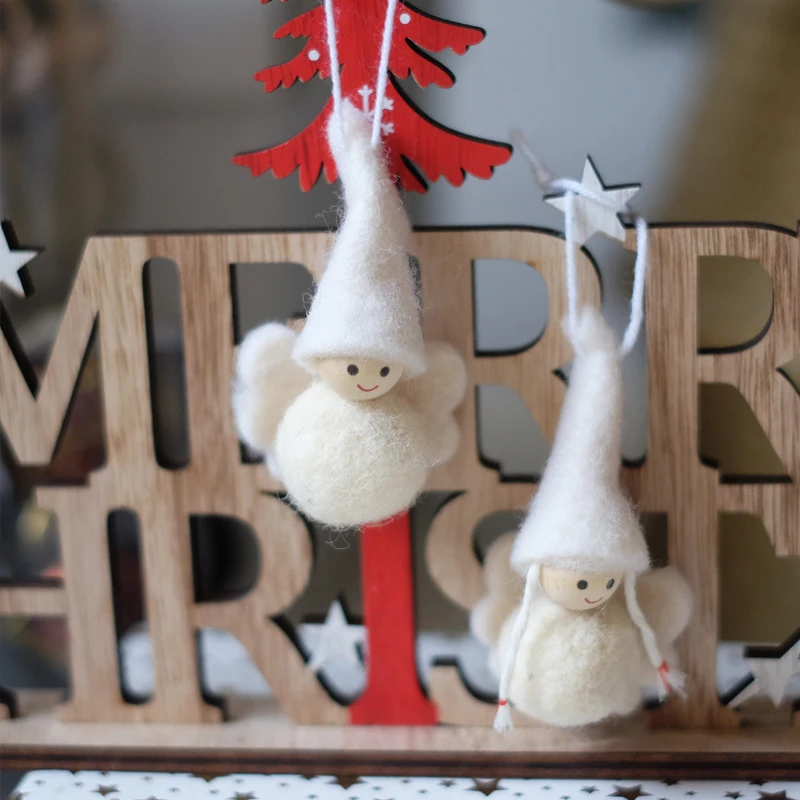 

Foreign trade Korean version wool felt Santa Claus pendant