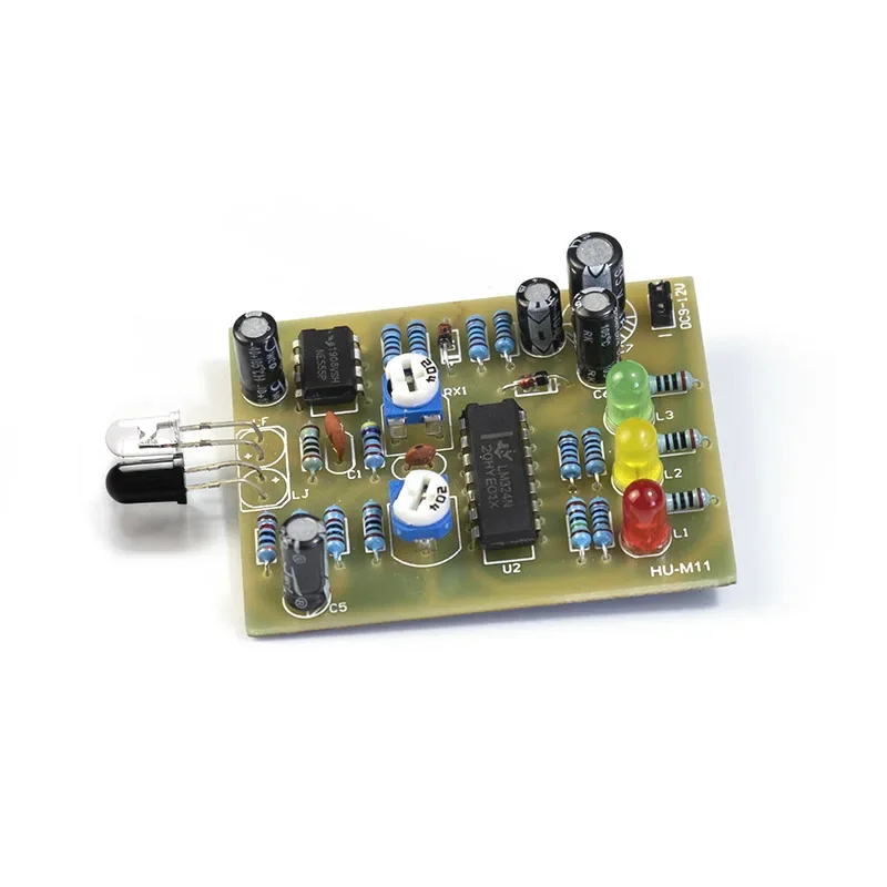 

Infrared reversing radar kit, simulated reversing distance warning DIY electronic welding parts HU-M11