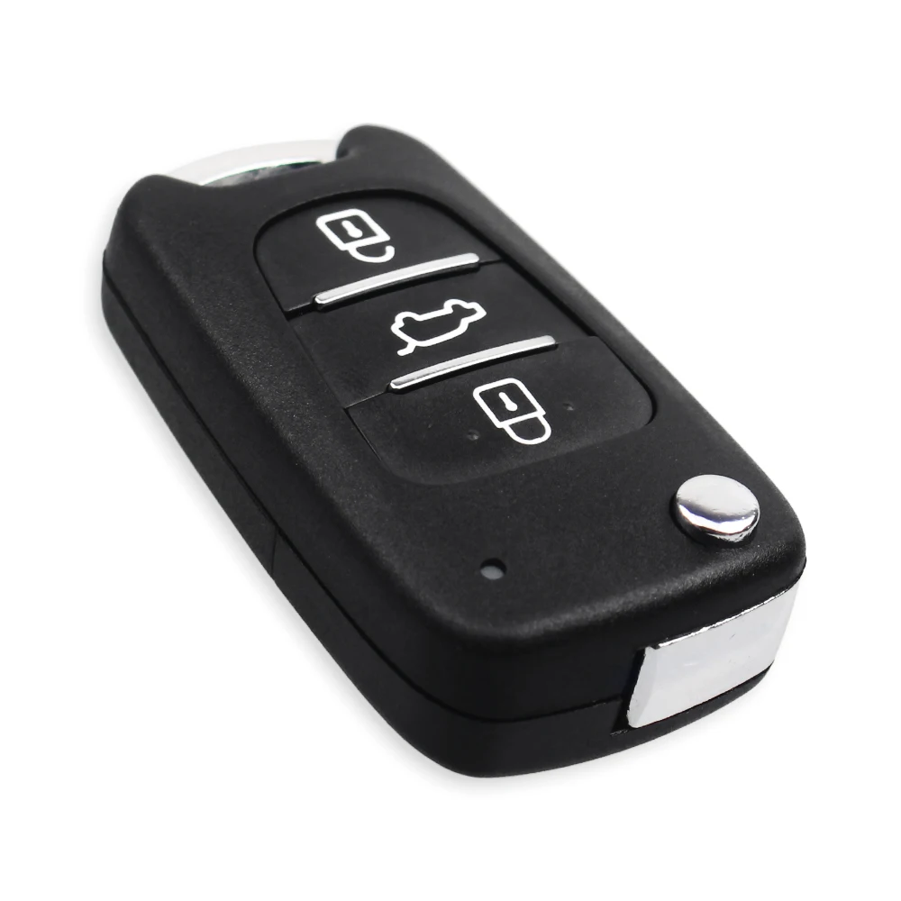 KEYYOU 3 Button Filp Modified Remote Control Car Key Shell Case Fob For Hyundai I30 IX35 Avante For Kia K2 K5 Sorento Sportage