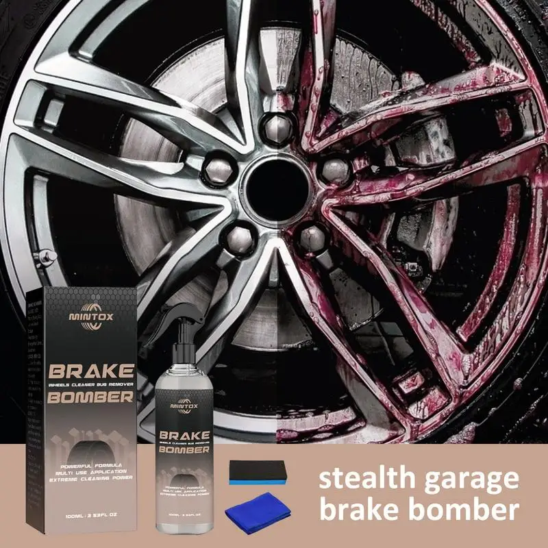 

Car Wheel Rust Remover Spray Automobile Effective Brake Dust Remover 100ml Powerful Brake Cleaner Spray for Cleaning Wheels Tire