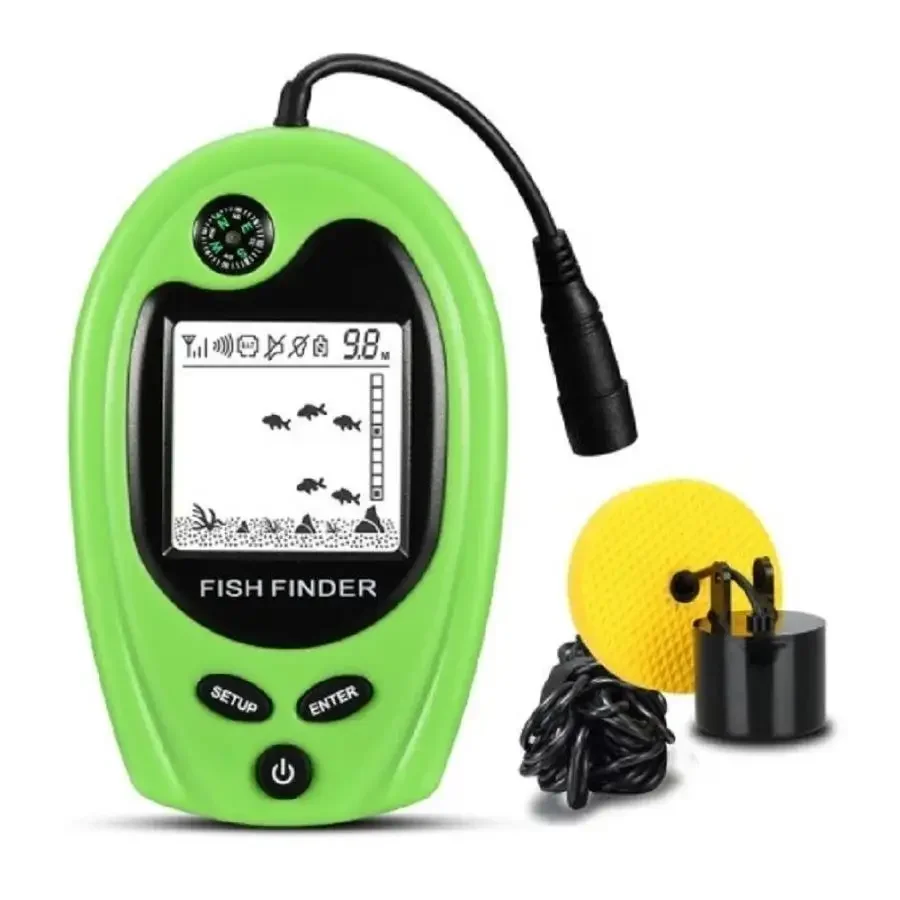 Leqi Fish Detector luckyFF818 Ice Fishing Fish Detector Visu English, Russian