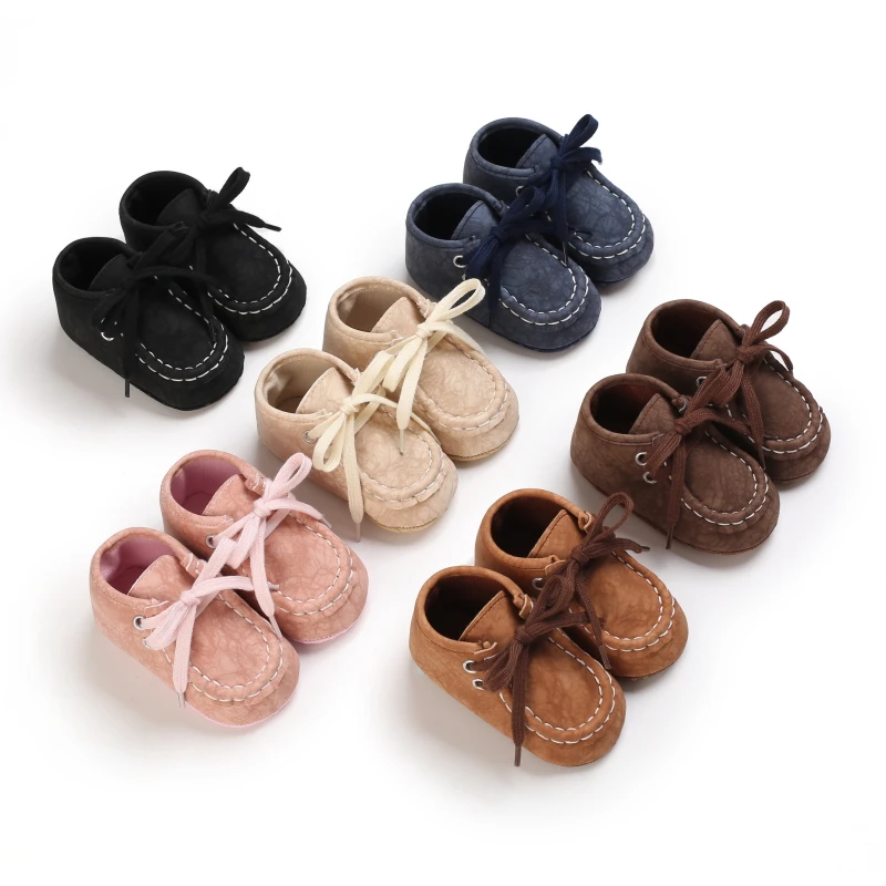 Frühling und Herbst: Neue, modische, einfache und vielseitige Stoffschuhe für Neugeborene, geeignet für 0-18 Monate. – Detail 4