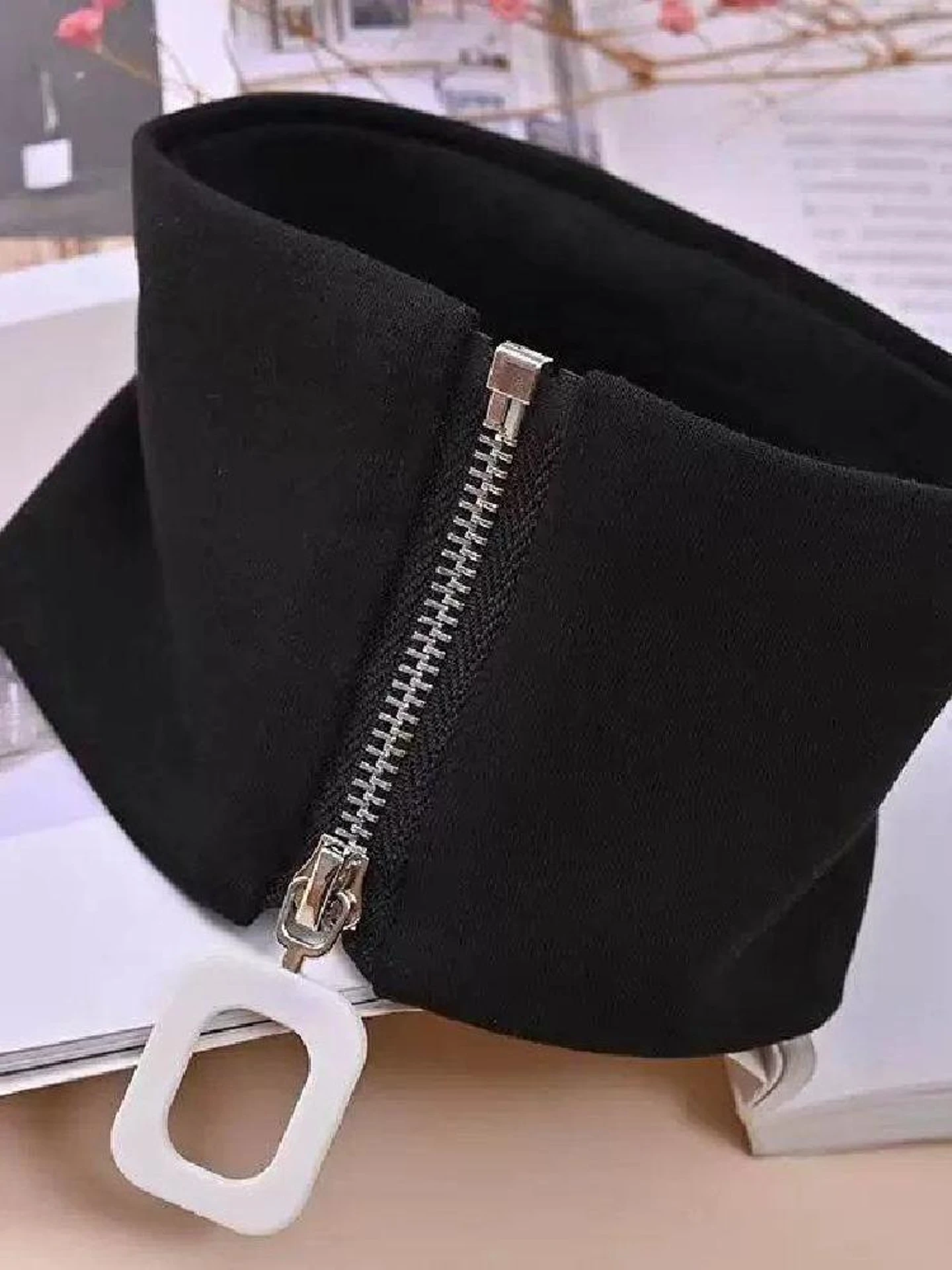 sueter-f-quente-de-outono-inverno-com-ziper-e-gola-falsa-casual-moderno-versatil-com-decoracao-personalizada