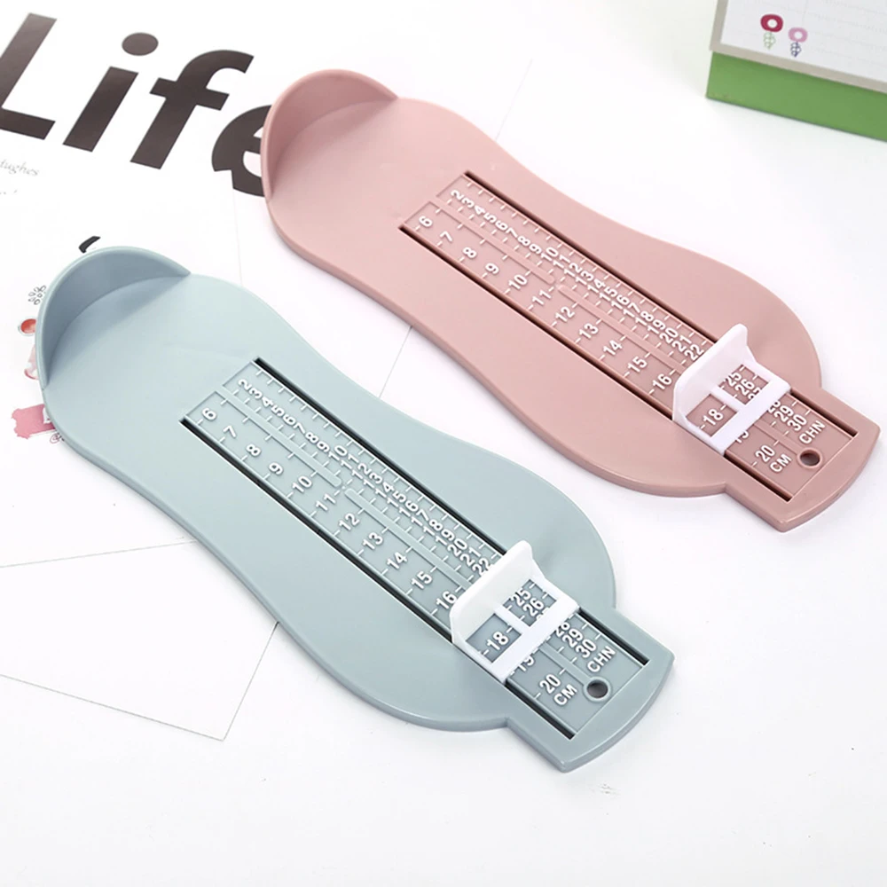 3 Colors Kid Infant Foot Measure Gauge Baby Foot Ruler Shoes Size Measuring Length Growing Foot Fitting Ruler Tool Measures