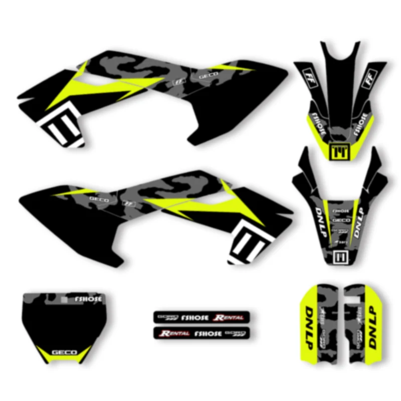 

DSMTECH Motorcycle Graphics Stickers Decal Kits For Husqvarna TC50 2017 2018 2019 2020 2021 2022 2023 005