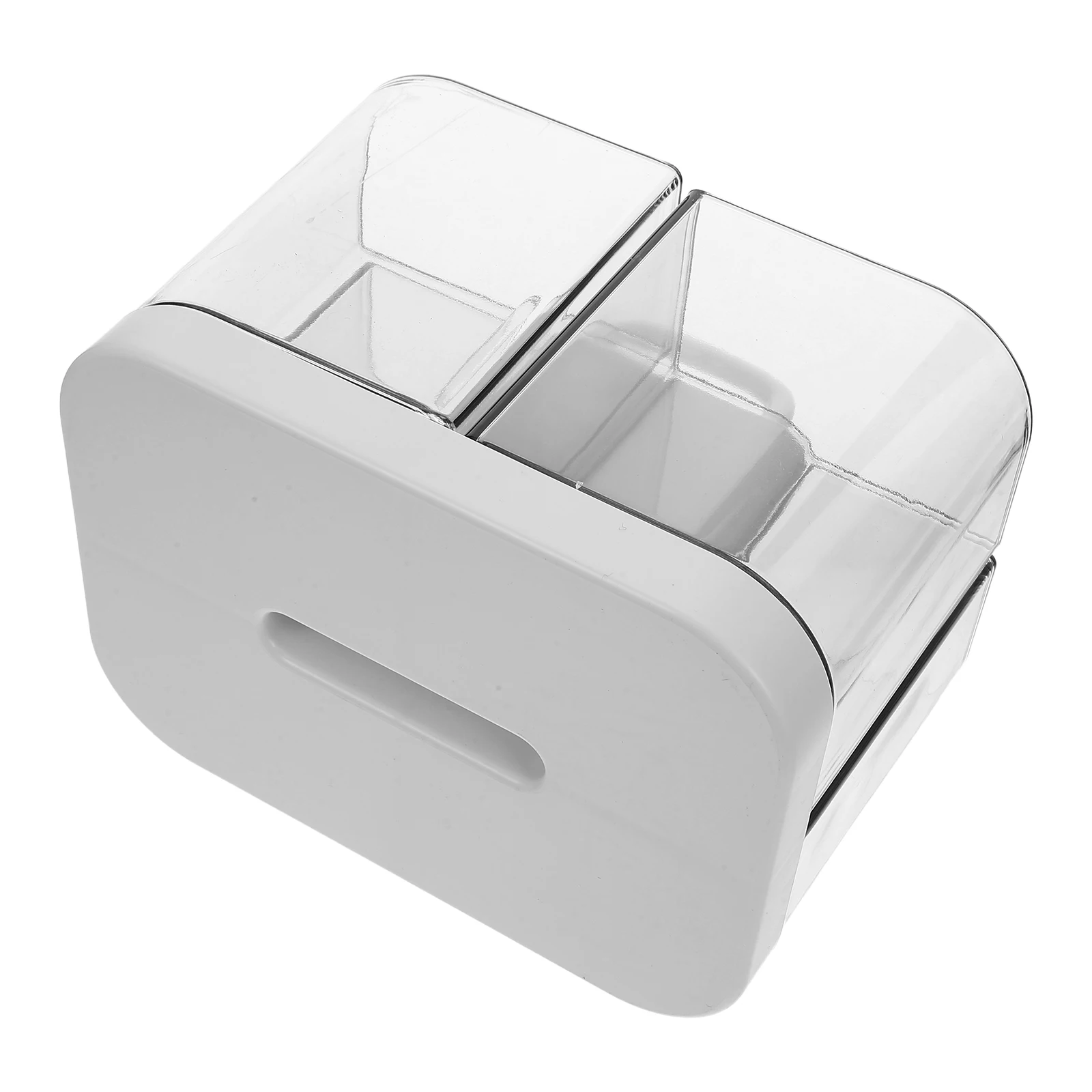 

Transparent Portable Stackable Desk Organizer Caddy Large Capacity Multifunctional Office Student Desktop Storage Plastic