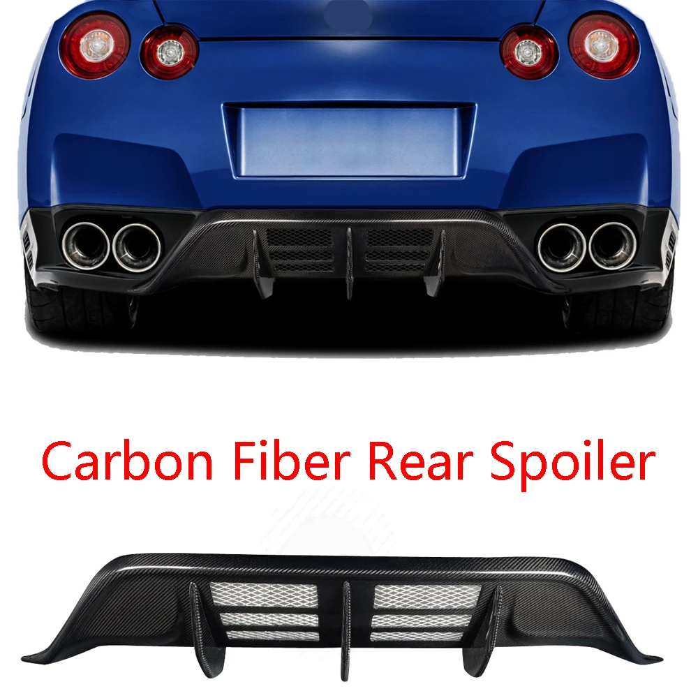 

For Nissan GTR-R35 2009-2011 Years Carbon Fiber Rear Spoiler Car Bodykit Modification