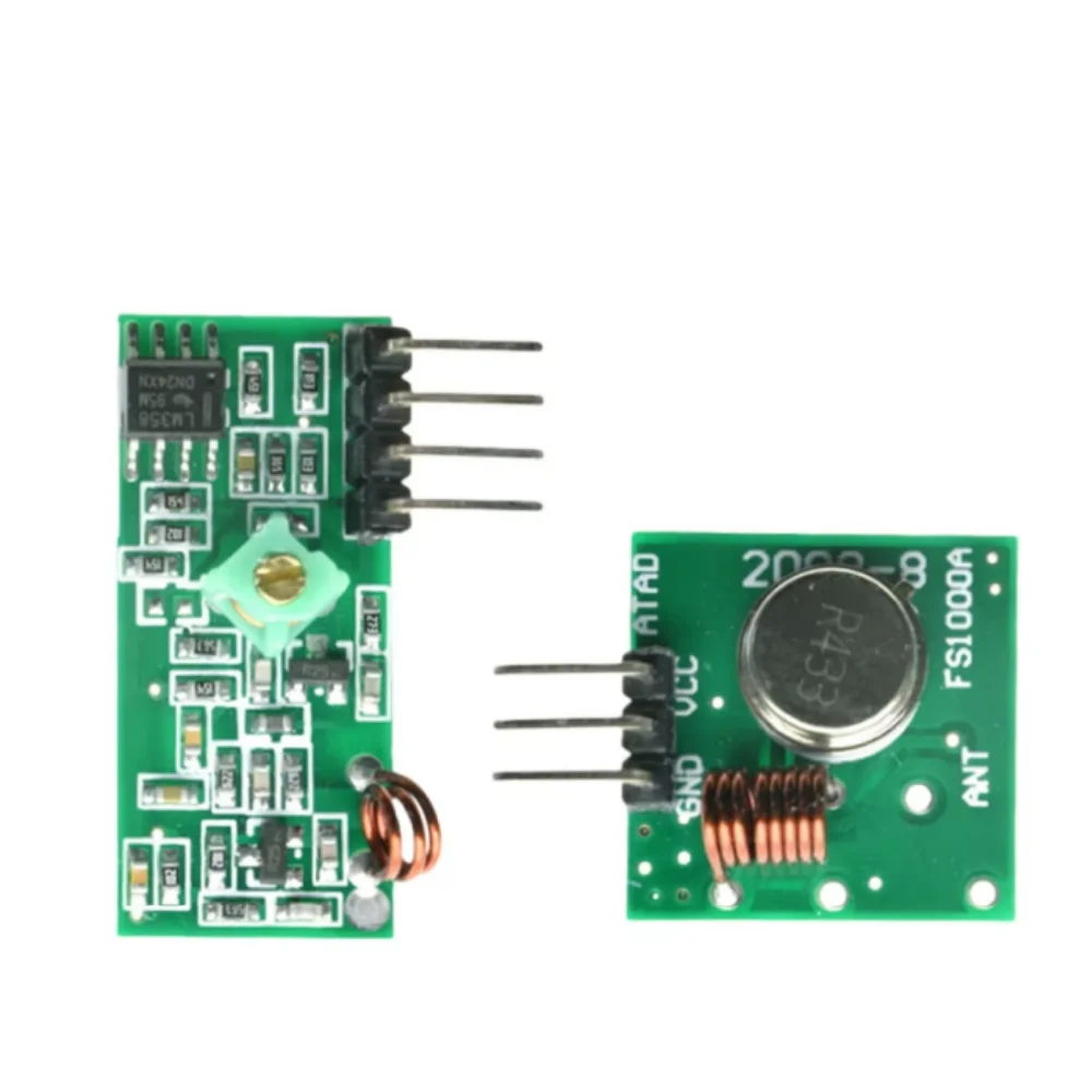 10-1pcs,433/315MHz Super Regenerative Module Radio Transmitter Receiver Transmitter Receiver Frequency