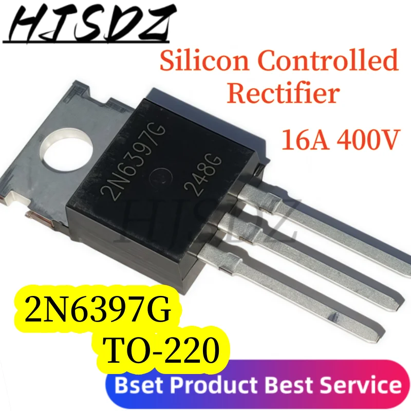 

10PCS TO-220 Triode Thyristor Rectifier 2N6397 2N6397G | 100% New & High-Quality Direct Triode Thyristor for Precision Power
